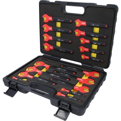 KS TOOLS 18-delige steeksleutelset met beschermende isolatie - 11...