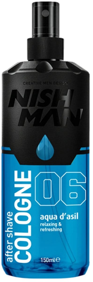 Nishman Aqua D'asil Aftershave Cologne 150 ml - Verfrissende Barber Cologne