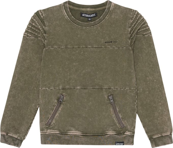 4PRESIDENT Sweater jongens - Grey - Maat 152 - Jongens trui
