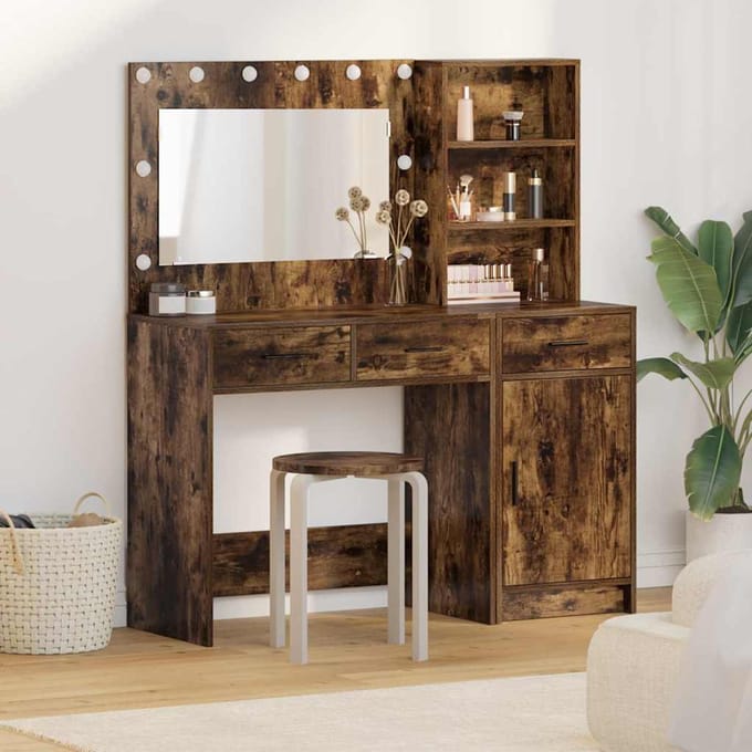 vidaXL - Kaptafel - 2 - st - Bruin - 78,5 - x - 41 - x - 135 - cm - Bewerkt - hout