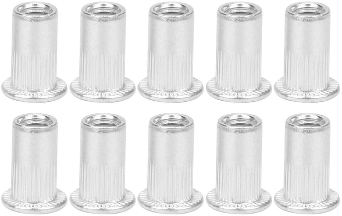 100 Stuks Blinde Popnagels en Aluminium M5 Draadmoeren voor Bevestiging en Montage