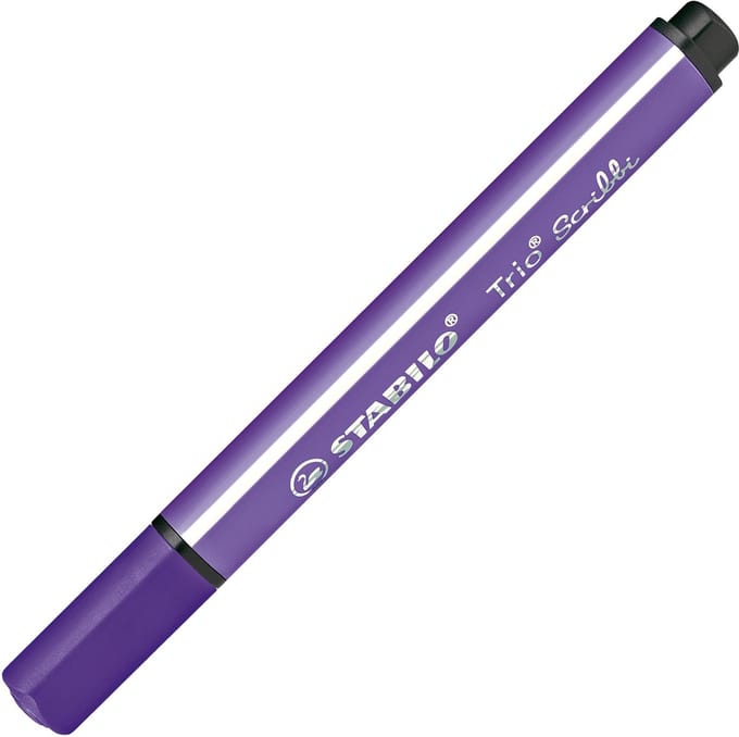 STABILO Trio Scribbi Viltstift Violet - per stuk