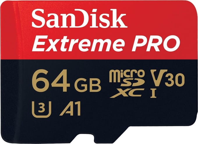 SanDisk Extreme PRO - MicroSDXC - 64GB