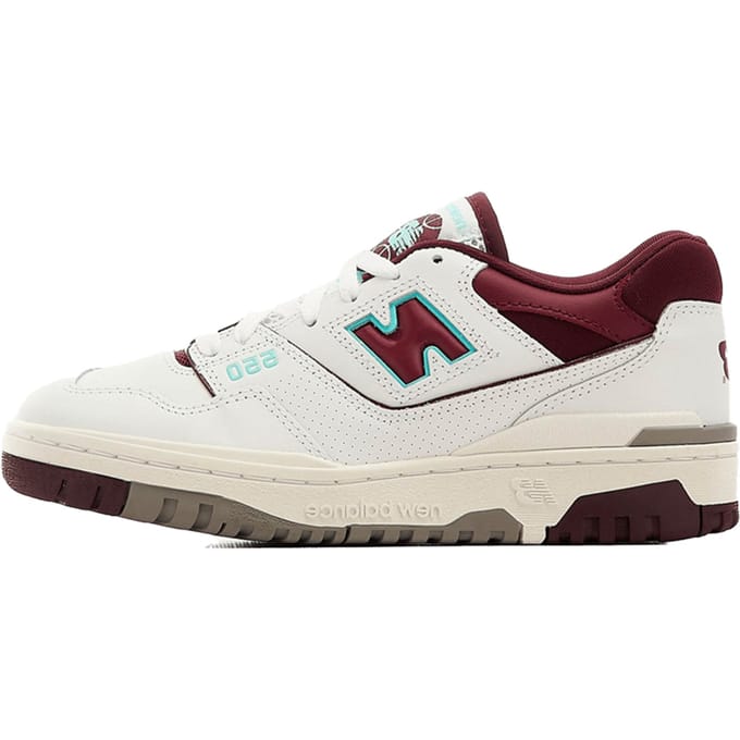 New Balance 550 White Burgundy Blue