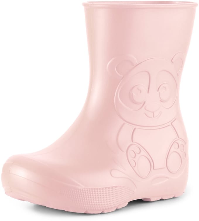 Ladeheid LA-CA-Panda Kinder Regenlaarzen - Rubber - Licht - EVA - Poederroze - 24/25