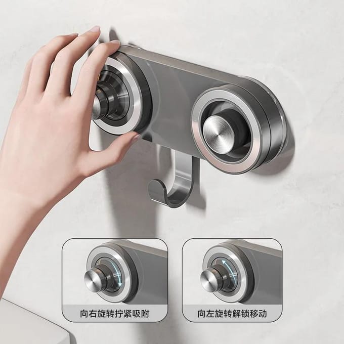 Support de rangement pour sèche-cheveux à ventouse murale Appliquer Laifen Dyson Salle de bain et ameublement de maison Support pour sèche-cheveux non perforé gray