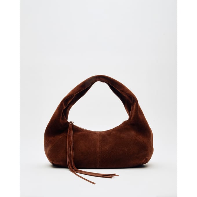 Kleine Alma Suede Chocolade Núnoo x Lia Tas
