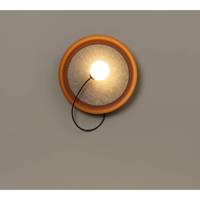 Milan Iluminación Milan Wire wandlamp Ø 38 cm koper metallic