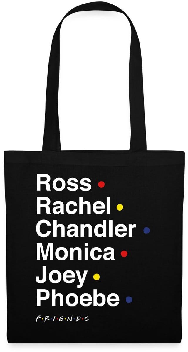 Friends Characters Names Tas Van Stof Schoudertas