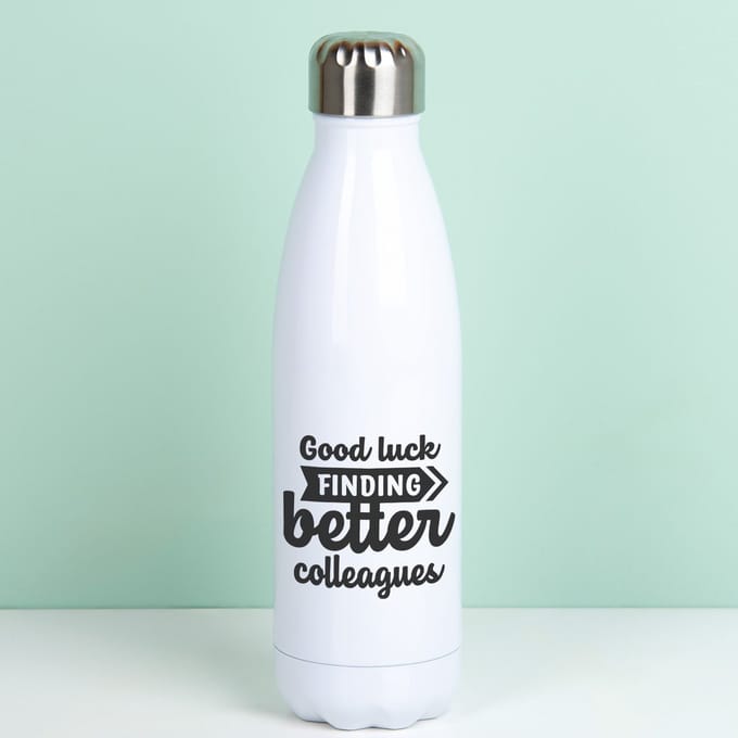 Thermosfles Better Colleagues - Wit van Ditverzinjeniet.nl