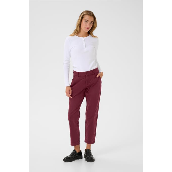 Pants Suiting KAmette Regular fit bordo