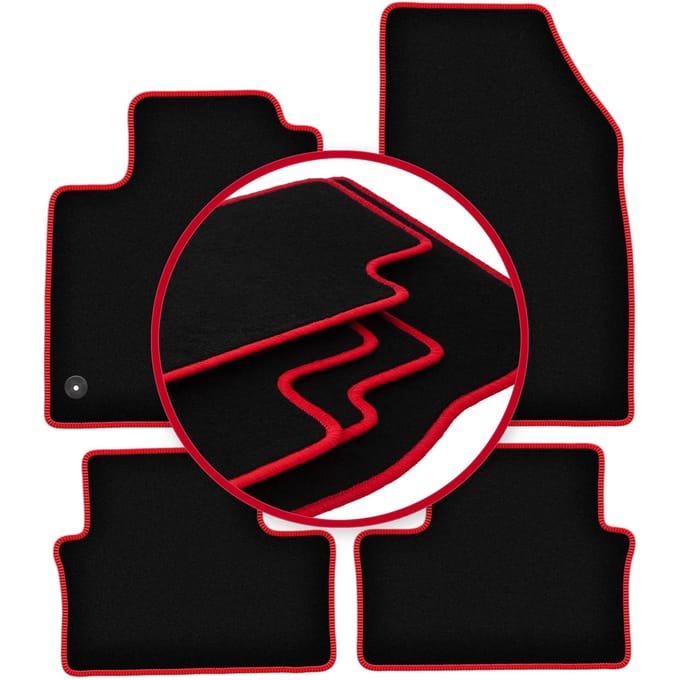 CARLUX-RED automatten voor: Renault Clio V hatchback (2019-)