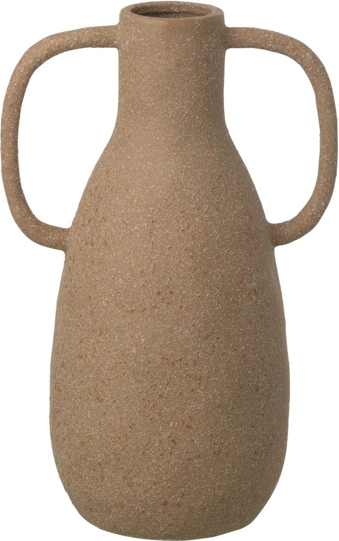 J-Line vaas Jodi - steengoed - taupe - small