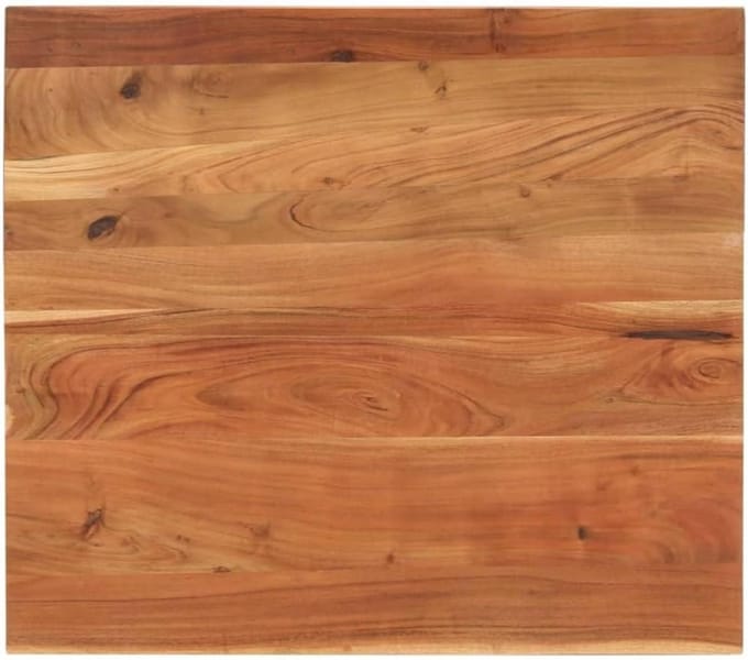 Tafelblad - Houten blad - Meubelprojecten - Massief acaciahout - 90 x 80 cm - Natuurlijk