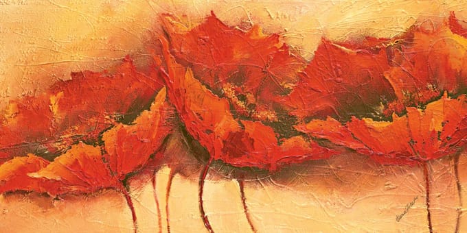 poster PGM Elena Filatov - Wilder Mohn 100 x 50 cm (klaproos)