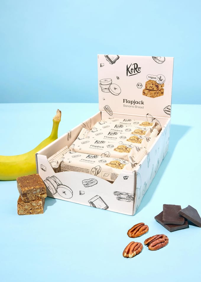 Bio flapjack banana bread 15 x 60 g