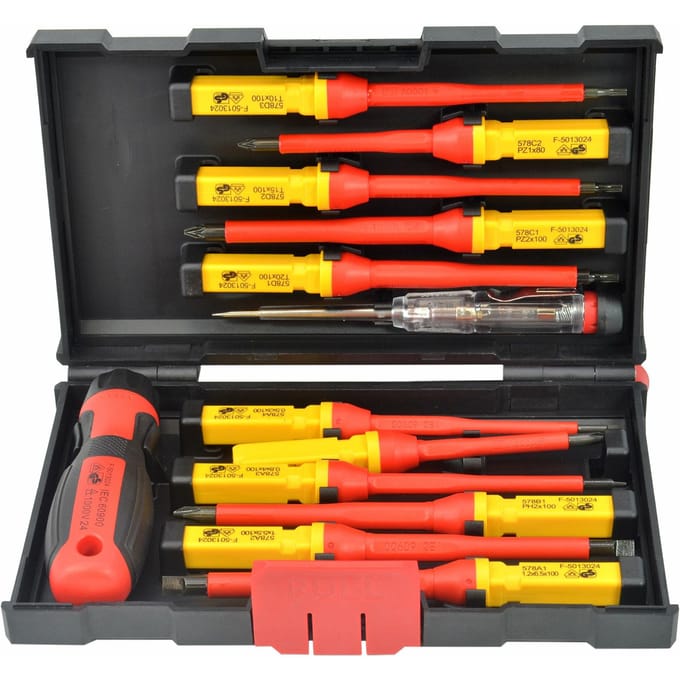 AWTools Serie - Geïsoleerde Schroevendraaierset - 1000V - VDE - Staal S2