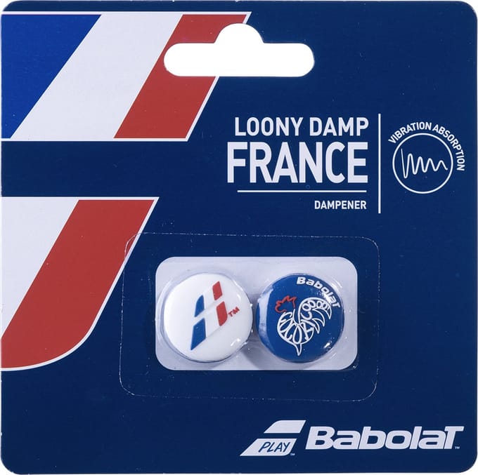 Babolat French Open Loony Dempers - wit, rood, blauw