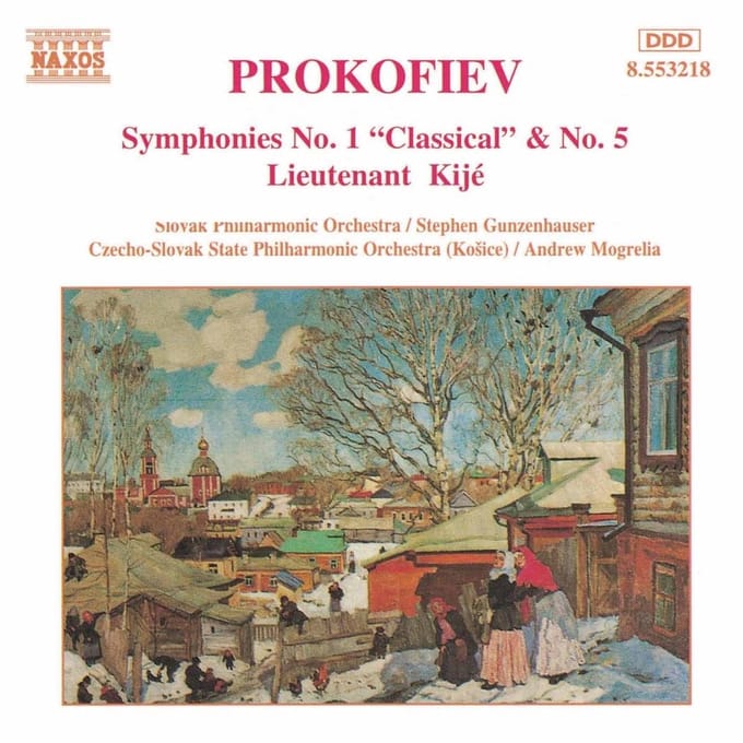 Czecho-Slovak State Philharmonic Orchestra, Andrew Mogrelia - Prokofiev: Symphonies 1 & 5 (CD)