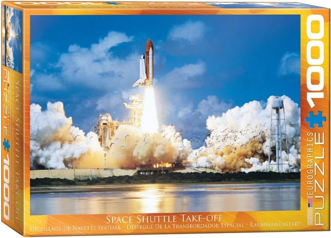 Puzzel 1000 Stukjes - Ruimteshuttle Lancering - Uitdagend Puzzel voor Volwassenen