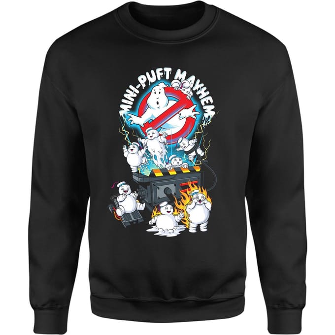 Ghostbusters Mini-Puft Mayhem Sweatshirt - Black - M