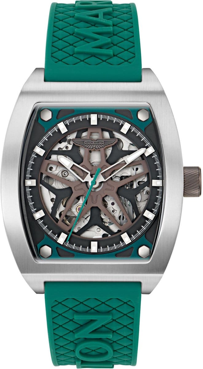Aston Martin Aml Thrill TRG W MTRT1F501 Horloge - Siliconen - Groen - Ø 41 mm