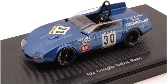 Modelauto RQ Coniglio #30 Debut Race blue - Schaal 1:43
