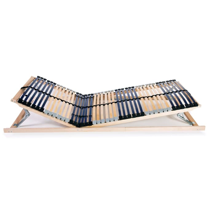 vidaXL - Lattenbodems - 2 - st - met - 42 - latten - 7 - zones - 70x200 - cm