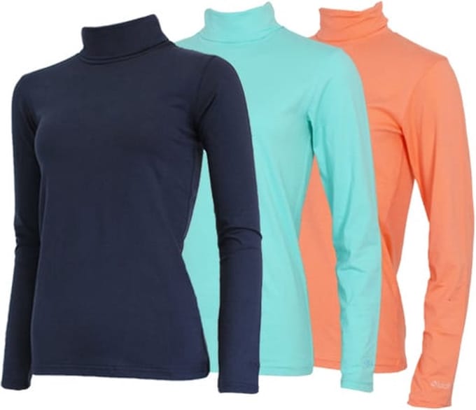 3-Pack Campri - Skipully - Wintersportpully - Dames - Navy/Aruba blue/Salmon (657) - maat S