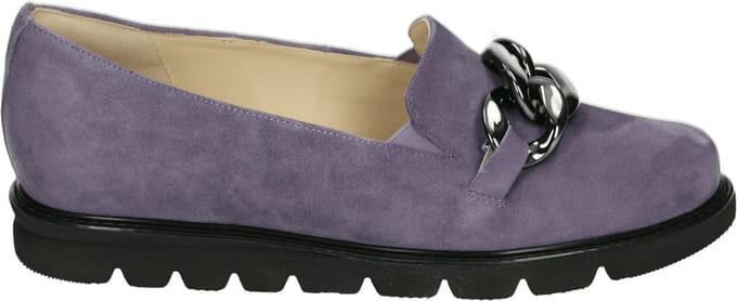 Hassia - 301586 - Instappers - Kleur: Paars - Maat: 38