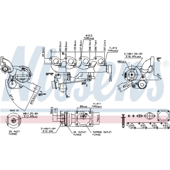 Supercharger, drukvulling NISSENS 93106