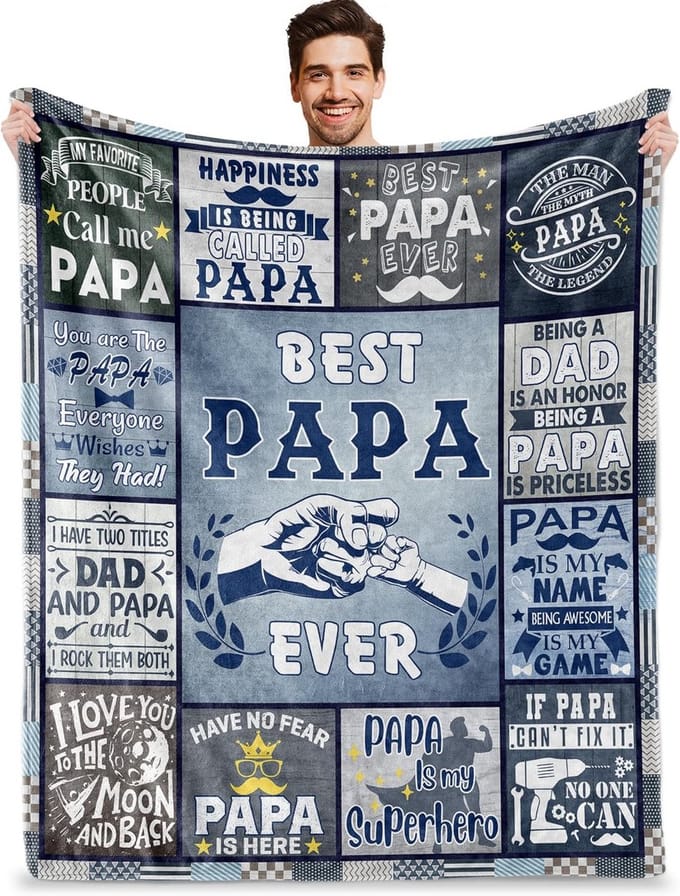 Warme Papa Dekens Cadeaus van Kleinkinderen voor Verjaardag en Vaderdag