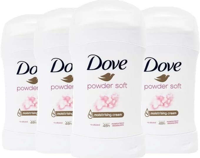 Dove Deo Stick - Powder Soft - 4 x 40 Gram