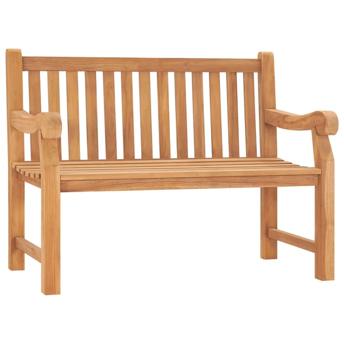 vidaXL - Tuinbank - 114 - cm - massief - teakhout