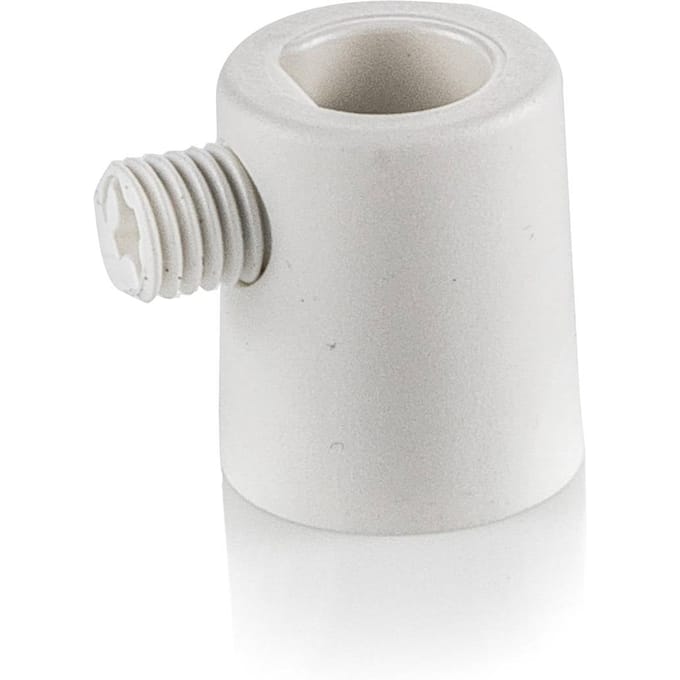 GLOBAL Trekontlasting Noa voor aluminiumnippel M10, wit