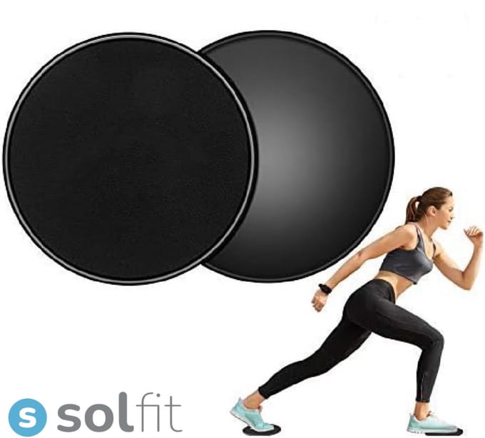 Solfit - Sliders Fitness - Core Sliders - Sliding Pads - Core Trainer - Buikspiertrainers - Ab Trainer - COREGLIDE
