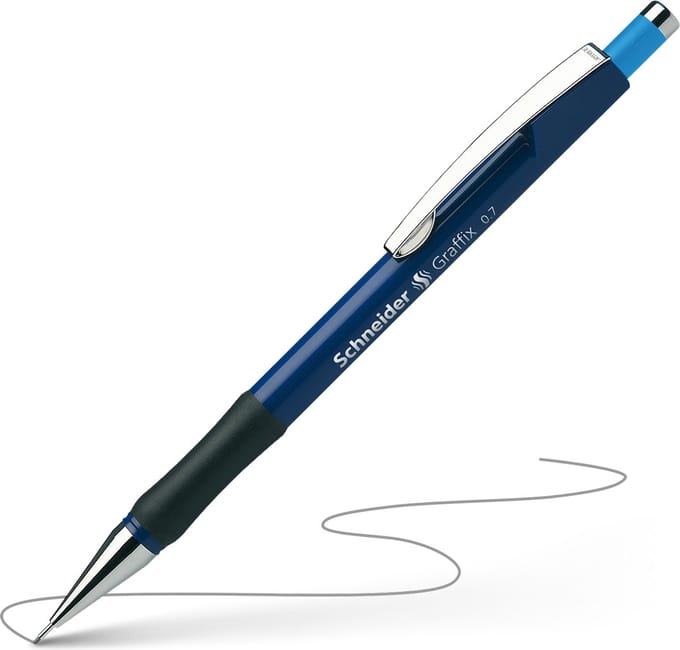 Schneider vulpotlood - Graffix - lijnbreedte 0,7mm - blauw - S-156203