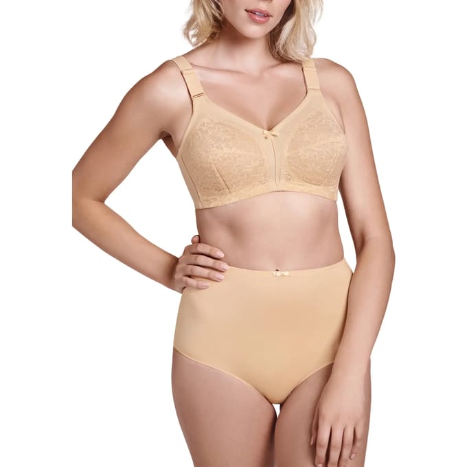 Beige beugelloze bh Lisca Sabina