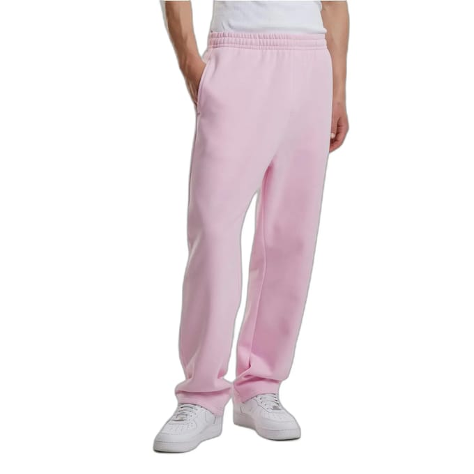 Urban Classics - Fluffy Trainingsbroek - 5XL - Roze
