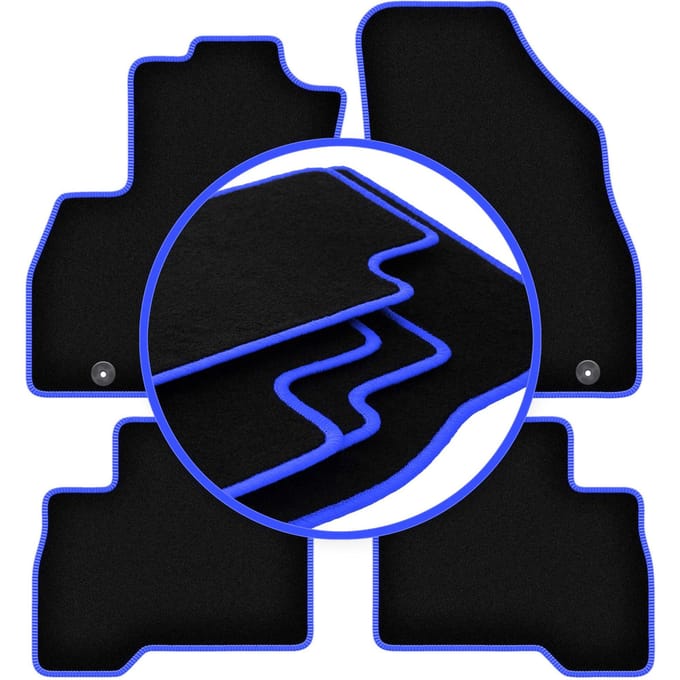 CARLUX-BLAUW automatten voor: Citroen Nemo combivan (2007-2017)