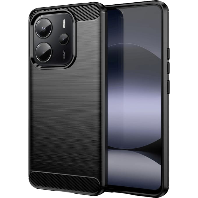 CaseBody Xiaomi Redmi Note 14 Schokbestendig Hoesje Zwart