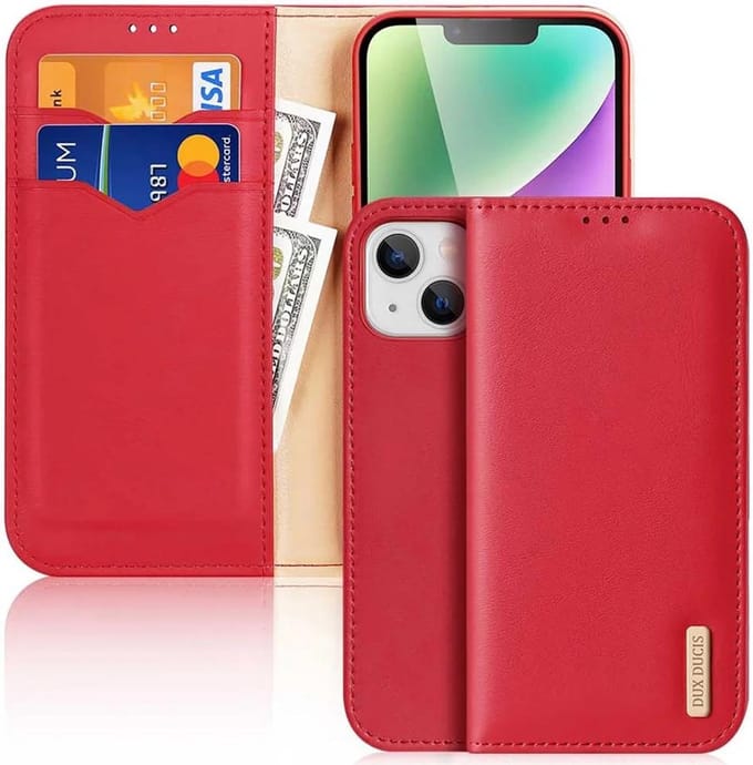 Dux Ducis - Telefoonhoesje geschikt voor iPhone 15 Plus - Hivo Series Case - Rood