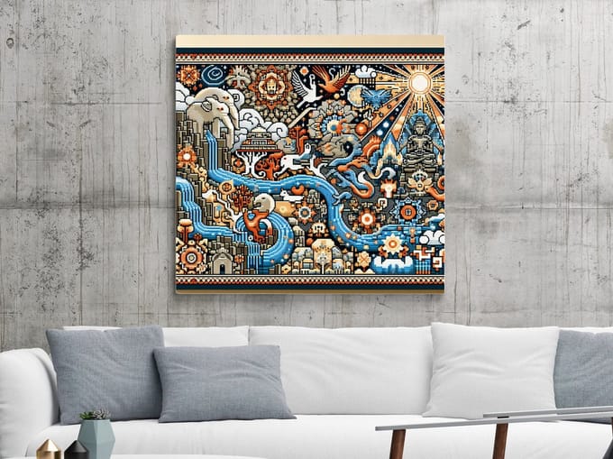 Kunstprint | Wanddecoratie | Canvas | 100 × 100 cm