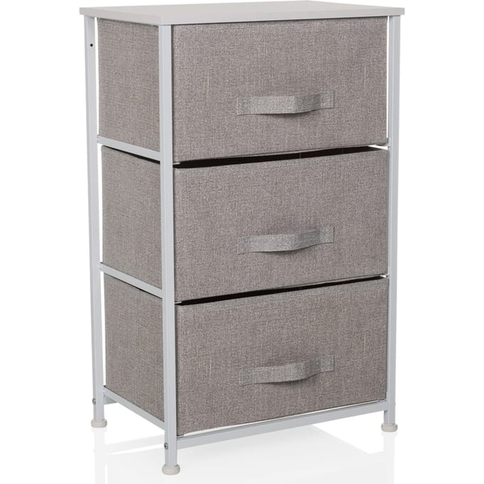 Kast FOLDRESS M 45x30x95cm 3 vakken grijs hjh LIVING