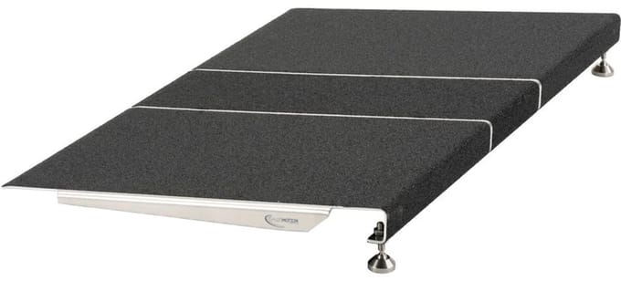 MultiMotion verstelbare aluminium drempelhulp met antislip - 91,5 cm breed