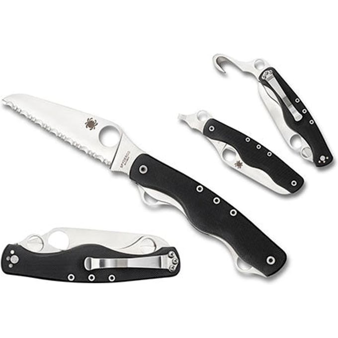 Spyderco clipitool rescue black 8cr13mov