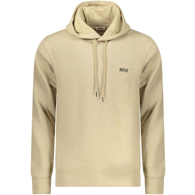 Rifle Beige Katoenen Heren Sweatshirt