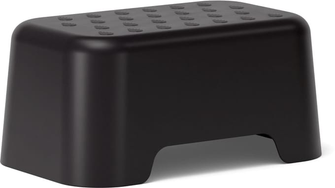 EKOBO Kinder Opstapkrukje – Antislip – Bamboevezel – Bano – Zwart