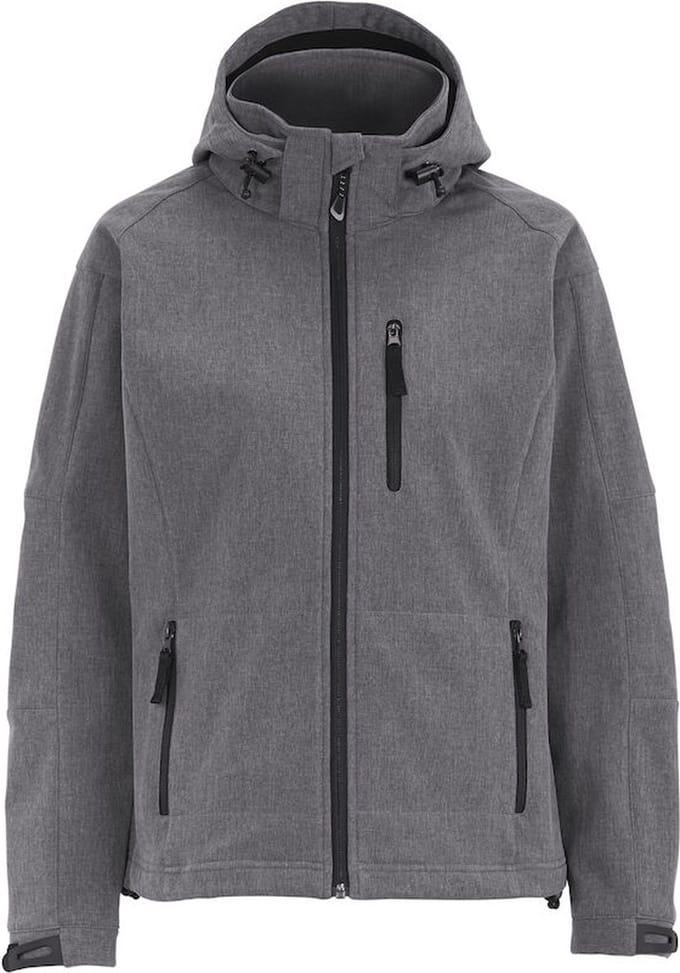 D.A.D SOFTSHELL TULSA LADY 150863 - Grijs Mêlee - M