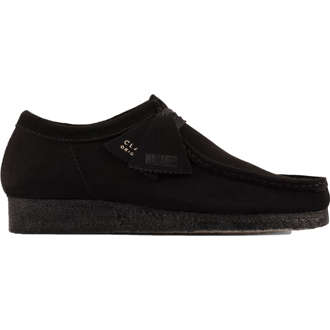 Clarks - Heren schoenen - Wallabee - G - black suede - maat 42